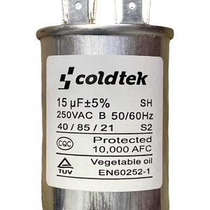 CAPACITOR 15 MF 250V ALUMINIO REDONDO