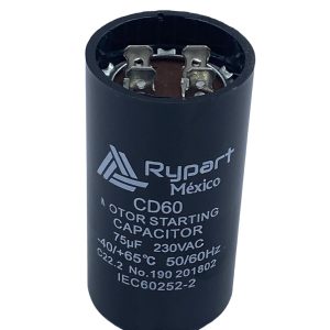 CAPACITOR ARRANQUE BAKELITA 75 MF - 230V