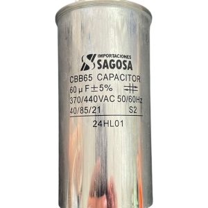 CAPACITOR TRABAJO 60 MF 370 - 450V
