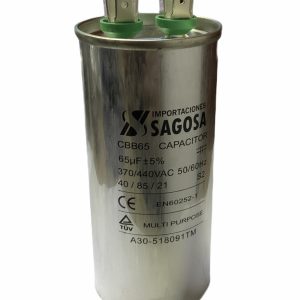 CAPACITOR TRABAJO 65 MF 370 - 440V