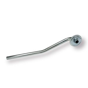 TUBO QUEMADOR LARGO 38 CM CURVO GALVANIZADO