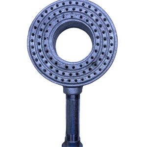 QUEMADOR INDUSTRIAL REGADERA 15.5 CM CON TUBO Y TOBERA DE 3/4