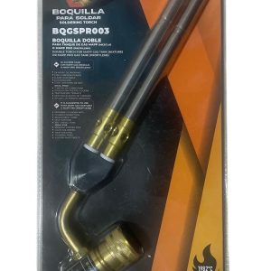 BOQUILLA DOBLE PARA SOLDAR PARA GAS MAPP (MEZCLA) MAPP PRO (PROPILENO) COLDTEK