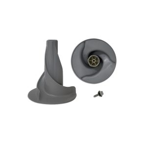 AGITADOR CON COPLE MODERNO GRIS