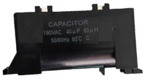 CAPACITOR NEGRO 40 MF 190V