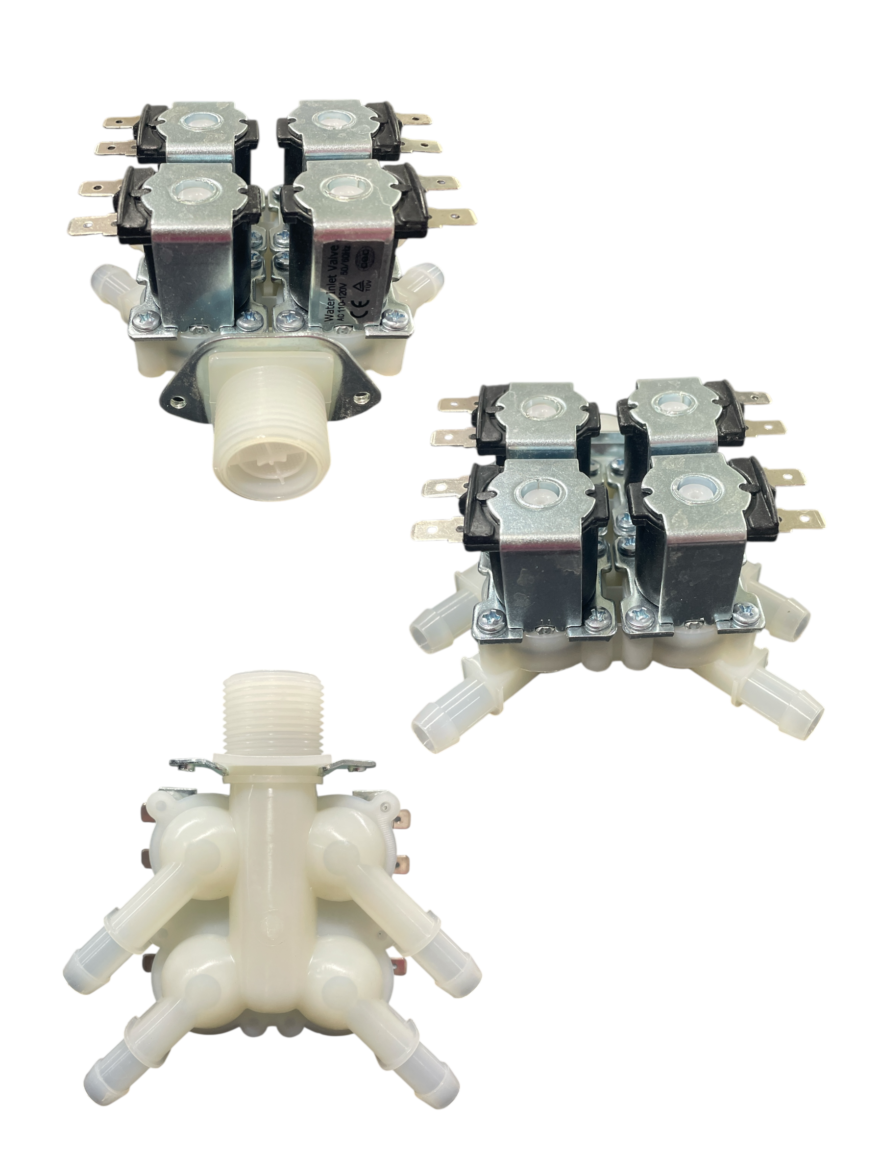 ELECTROVALVULA LAVADORA TAPA FRONTAL 1 ENTRADA 4 SALIDAS - 110V