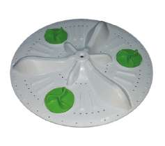 IMPULSOR BLANCO EJE ASTRIADO PROPELAS VERDE 37.5 CM PLANO