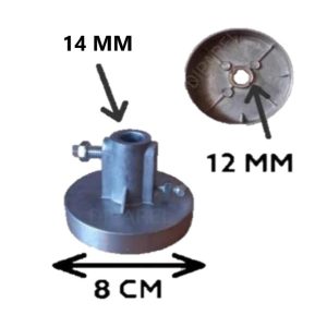 POLEA SECADO ALUMINIO 8 CM - 12 MM 80X12X14