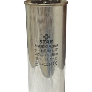 CAPACITOR LAVADORA DUAL 44 + 14 MF - 280V