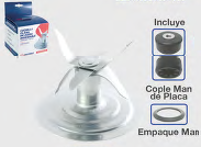 DIAFRAGMA MAN ACERO INOXIDABLE CON EMPAQUE DE SILICON