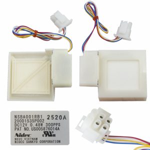 DAMPER REFRIGERADOR MABE - 200D1535P002 - 12V - 0.48W
