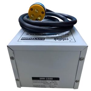 REGULADOR COMPENSADOR DE VOLTAJE 1500W 90 - 140V - 10A - REFRIGERADOR - VITRINA - MICROONDAS