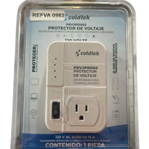 PROTECTOR DE VOLTAJE 120V - 1800W - RETARDO 3 MINUTOS