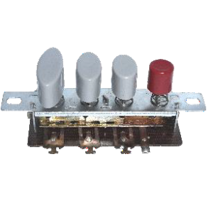 INTERRUPTOR DE PEDESTAL 4 TECLAS OVALADAS