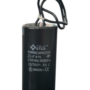 CAPACITOR TRABAJO PLASTICO 20 MF 250 - 450V